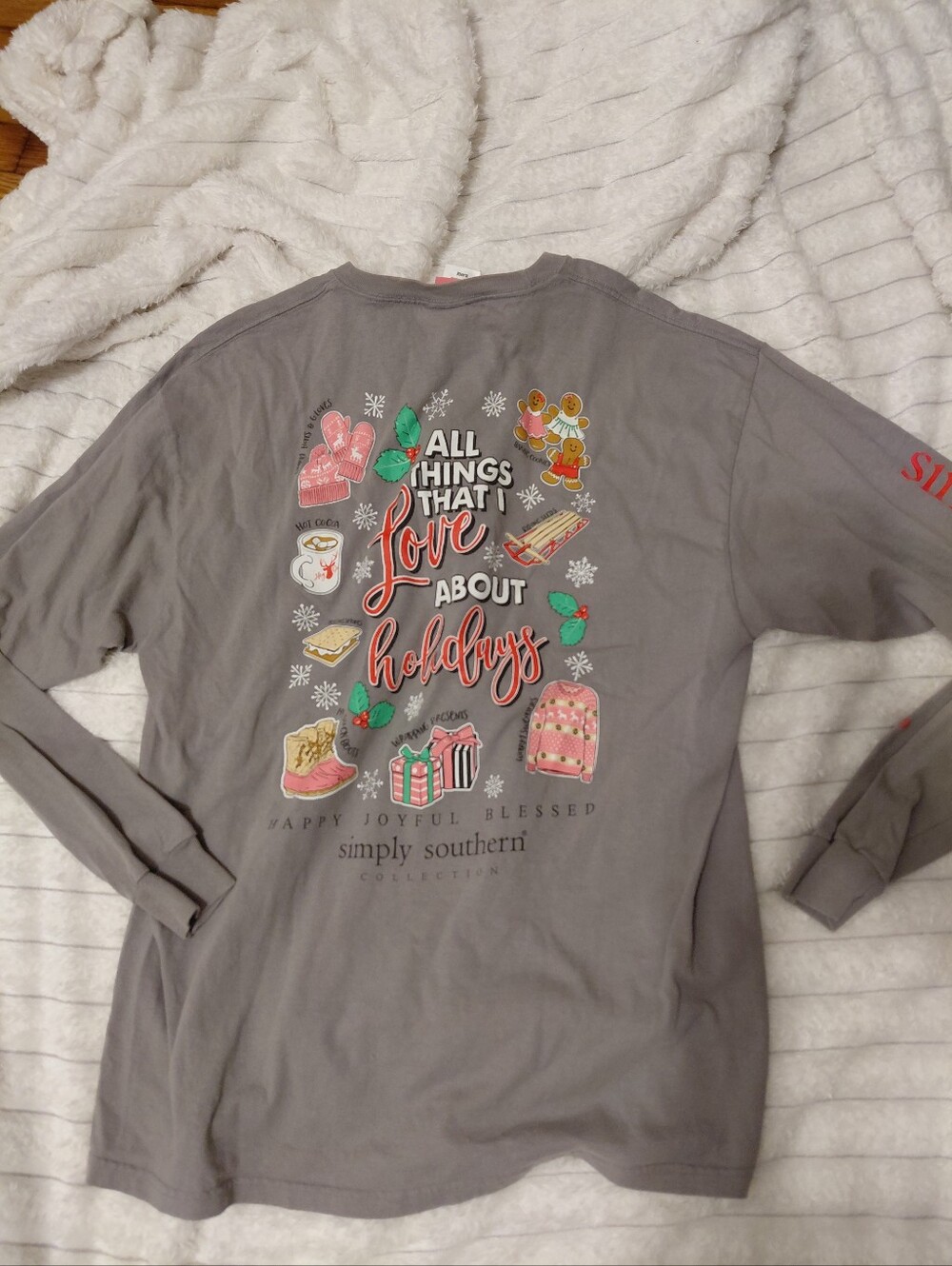 SS Long Sleeve Christmas Holiday T shirt